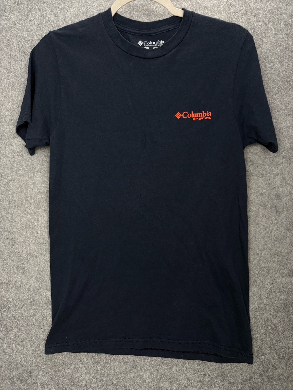 Columbia PFG Fishing Gear Graphic T Shirt Navy Small